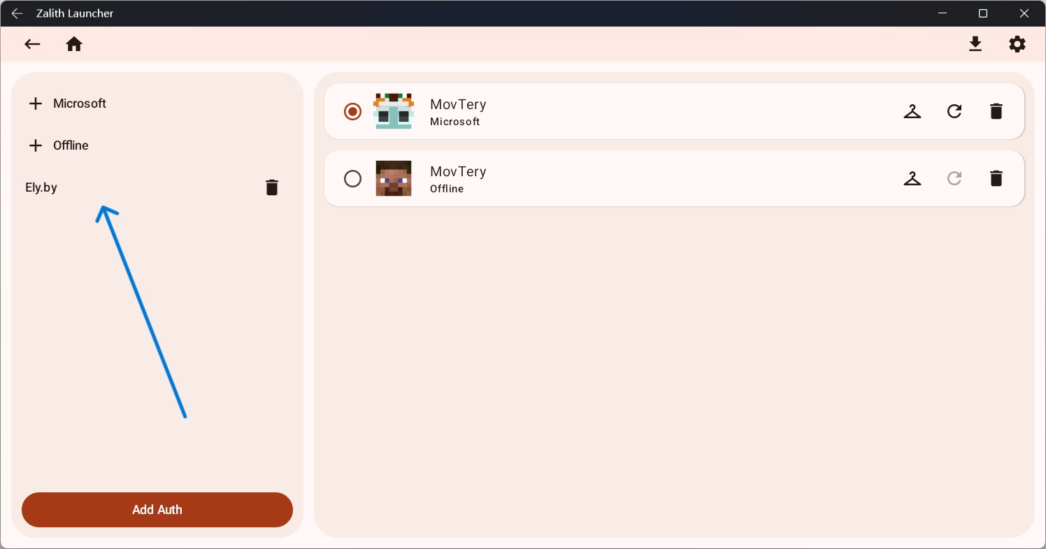 Account Manager Sidebar