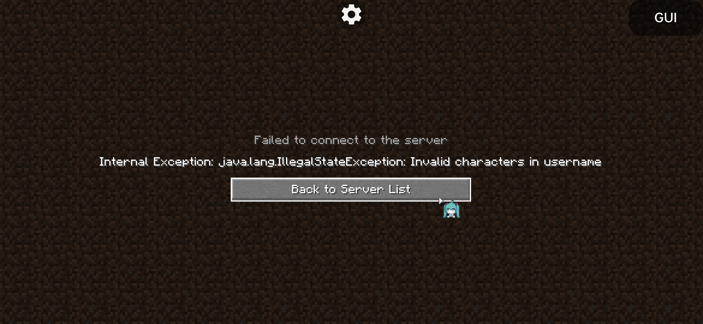 Invalid Offline Username 1
