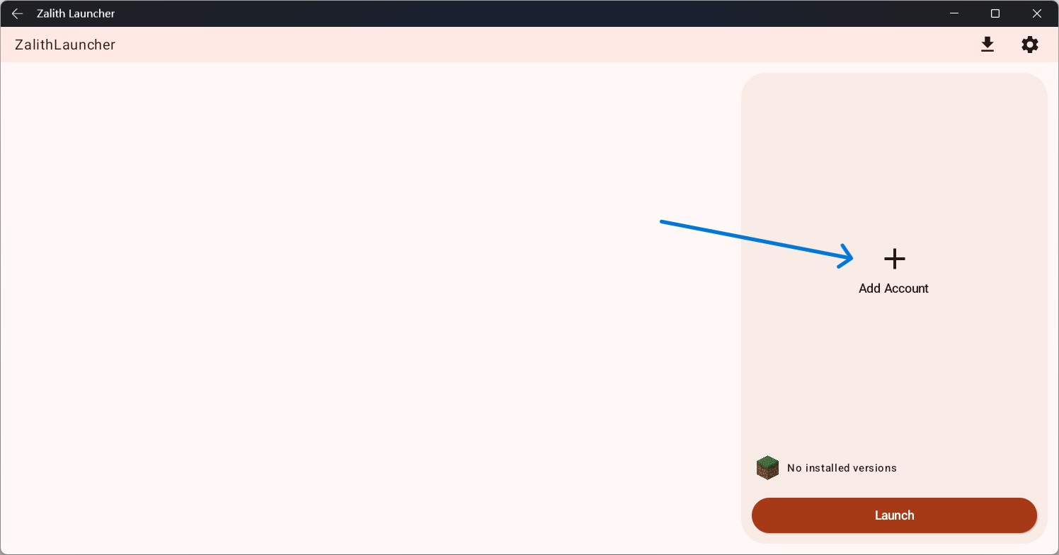 Enter Account Management